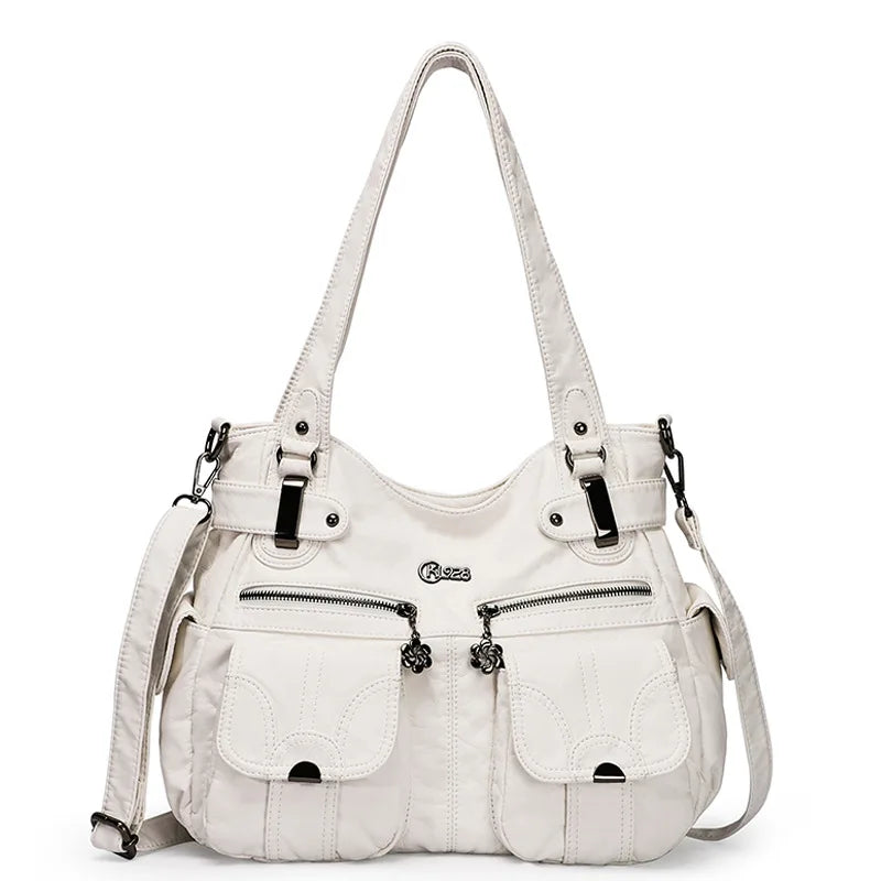 Damen-Handtasche Multifunktionale PU-Tasche Großes Fassungsvermögen Alltagsbegleiter