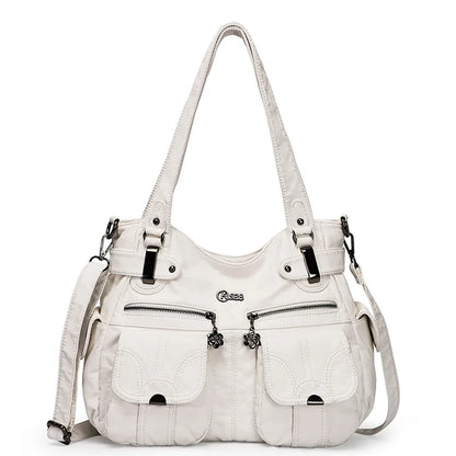 Damen-Handtasche Multifunktionale PU-Tasche Großes Fassungsvermögen Alltagsbegleiter