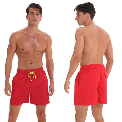 Herren-Badeshorts mit Mesh-Innenfutter und Reißverschlusstaschen – schnelltrocknend und ideal für den Strand