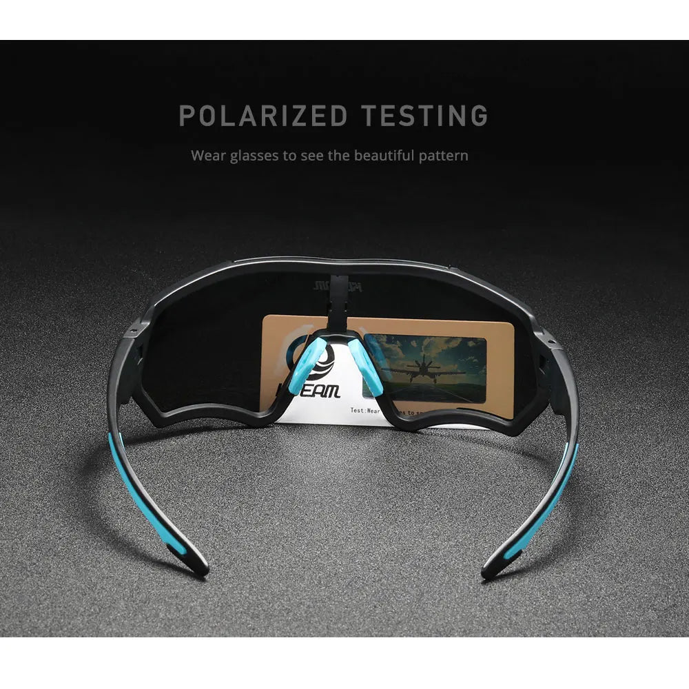 Sonnenbrille Sport TR90 polarisiert Flash-Beschichtung Outdoor Herren