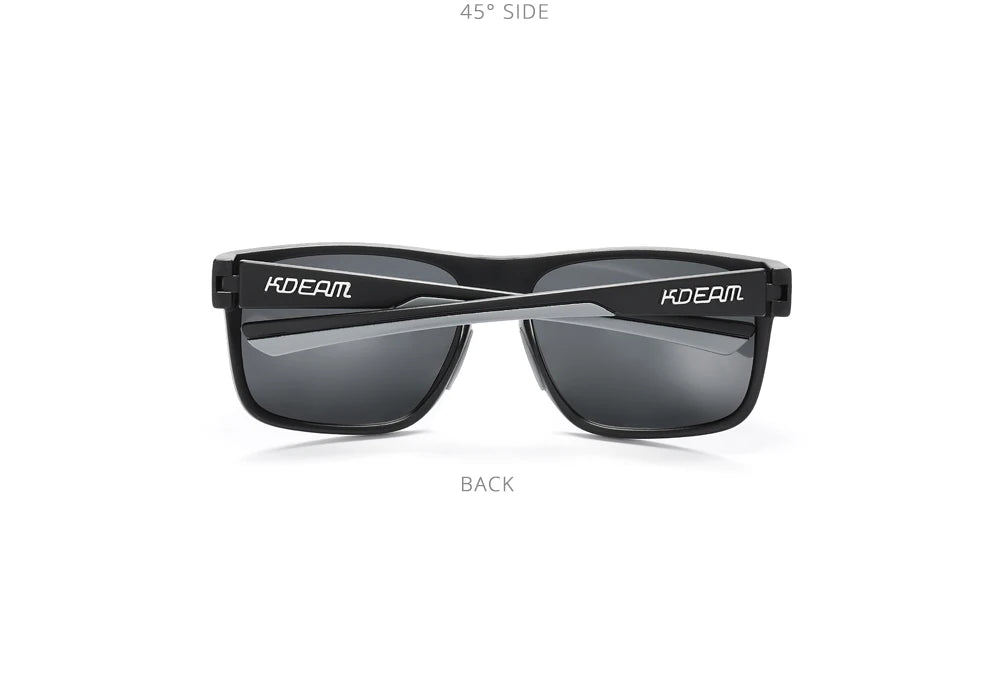 Sonnenbrille quadratisch photochrom polarisiert UV400 Wandern Camping Unisex