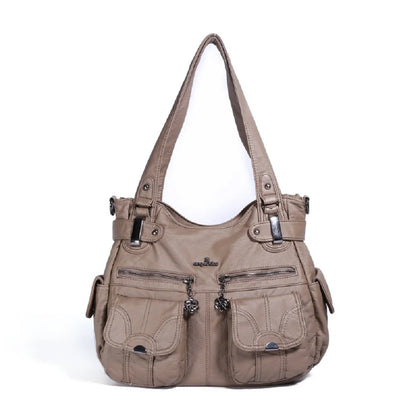 Damen-Handtasche Multifunktionale PU-Tasche Großes Fassungsvermögen Alltagsbegleiter