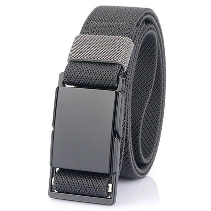 Unisex-Gürtel Mit Magnet-Schnalle 3,4 cm Breite Elastisch Für Outdoor Alltagsaktivitäten Wandern Reisen