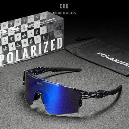 Sonnenbrille Sport TR90 polarisiert 1,2mm Glas Gummisteg winddicht Herren
