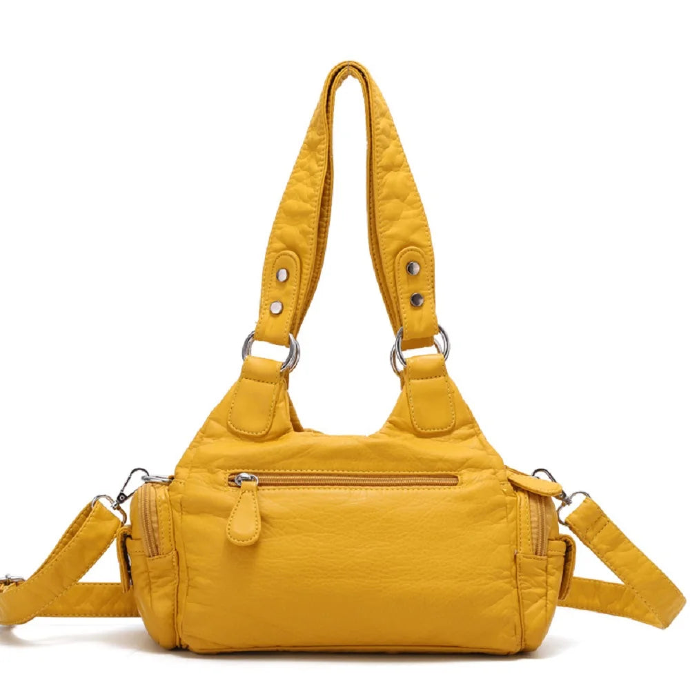 Damen-Handtasche mit Top-Griff und Mehrfachinnenfächern für Alltag und Freizeit Leichtgewichtig