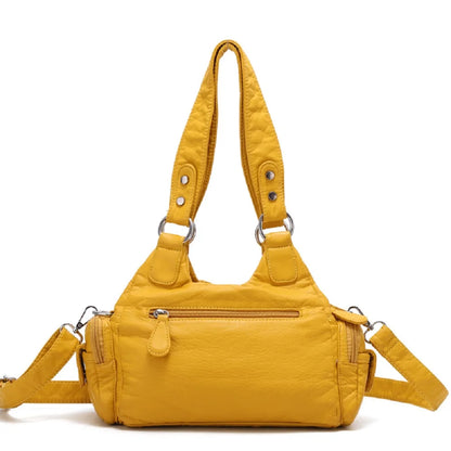 Damen-Handtasche mit Top-Griff und Mehrfachinnenfächern für Alltag und Freizeit Leichtgewichtig
