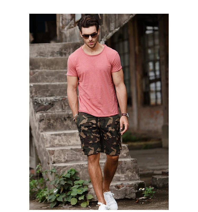 100% Baumwolle Männer T-shirt Casual Weiche Fitness Sommer Dünne T-shirts männer Hause Kleidung Oansatz Kurzarm Soild T Shirt für Männer