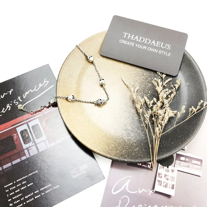 Damen-Armband Totenkopf Gliederkette Rebel Herbst aus Sterlingsilber