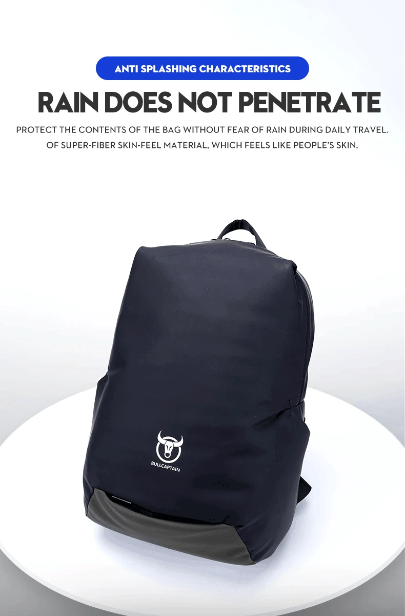 Herren-Schulrucksack Mit Laptopfach Und Wasserdicht Großes Fassungsvermögen Für 15-Zoll-Laptops