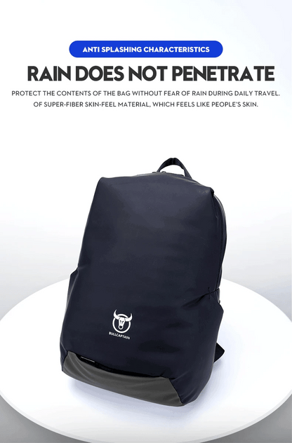 Herren-Schulrucksack Mit Laptopfach Und Wasserdicht Großes Fassungsvermögen Für 15-Zoll-Laptops