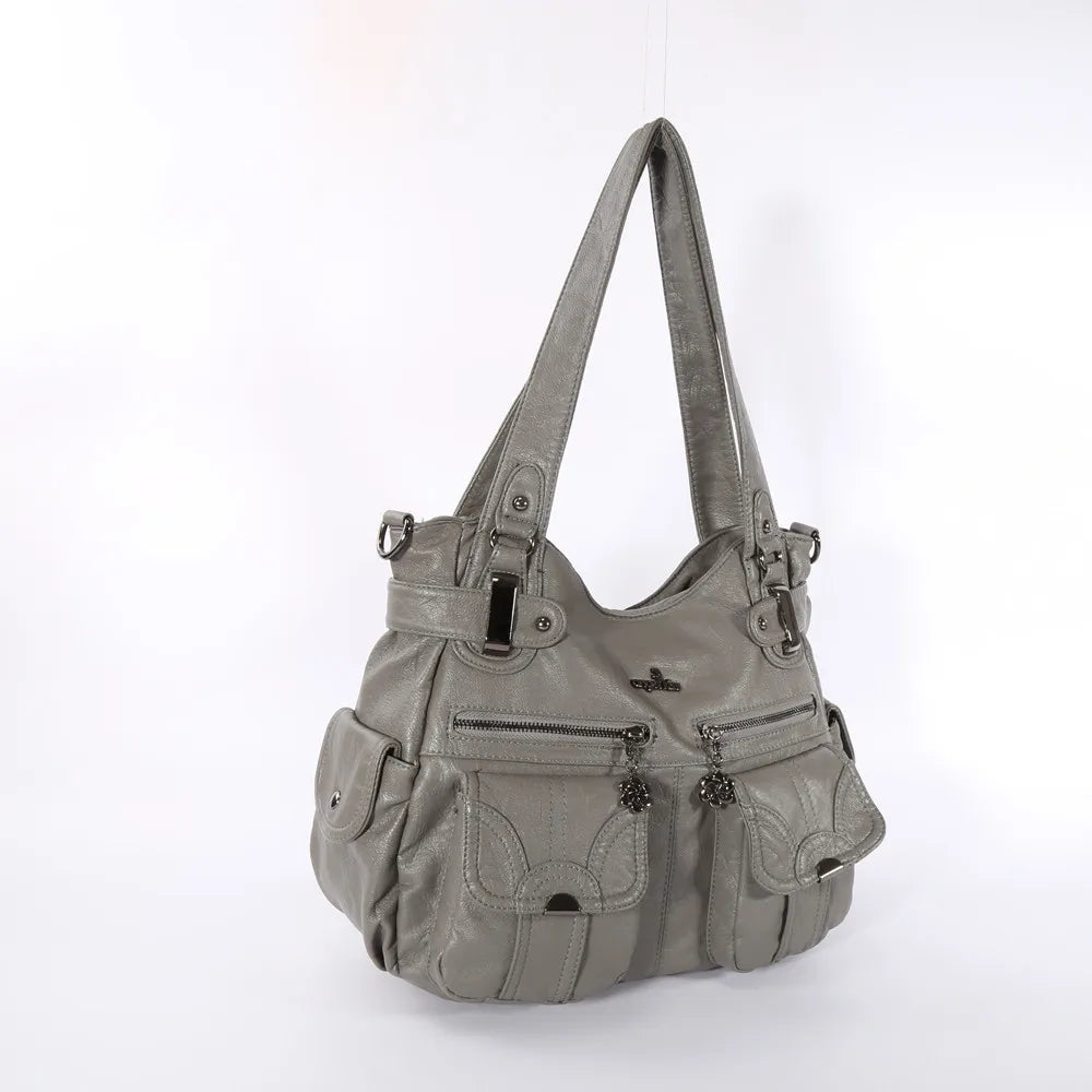 Damen-Handtasche Multifunktionale PU-Tasche Großes Fassungsvermögen Alltagsbegleiter