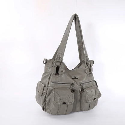 Damen-Handtasche Multifunktionale PU-Tasche Großes Fassungsvermögen Alltagsbegleiter
