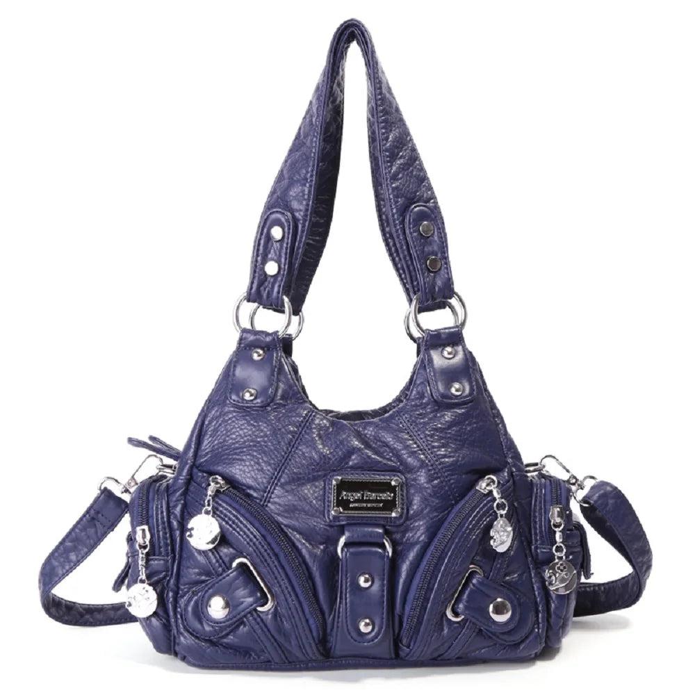 Damen-Handtasche mit Top-Griff und Mehrfachinnenfächern für Alltag und Freizeit Leichtgewichtig