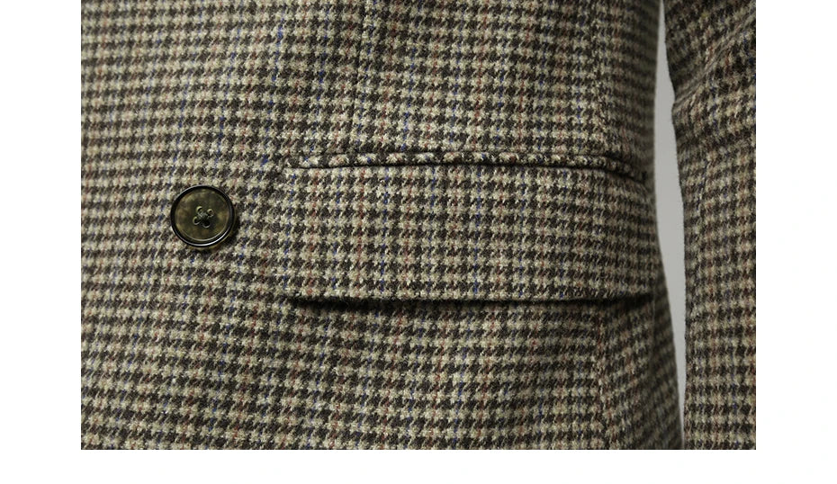 Leinen Herren Anzugset mit Blazer und Hose – ideal für Hochzeit, Sommer und Business in Weiß und Beige
