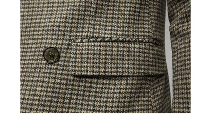 Leinen Herren Anzugset mit Blazer und Hose – ideal für Hochzeit, Sommer und Business in Weiß und Beige