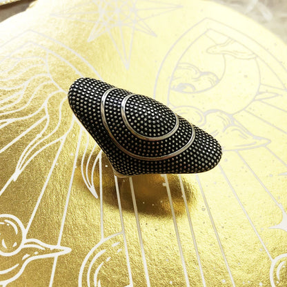 Damen-Ring Kathmandu Statement aus Sterlingsilber