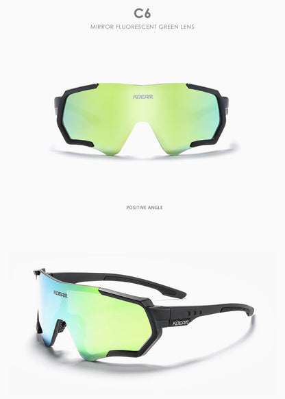 Sonnenbrille Sport TR90 polarisiert Flash-Beschichtung Outdoor Herren