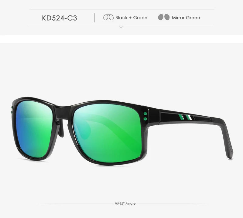 Sonnenbrille Sport TR90 polarisiert rechteckig XL Fahren Damen Herren