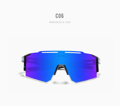 Sonnenbrille Sport TR90 polarisiert 1,2mm Glas Gummisteg winddicht Herren