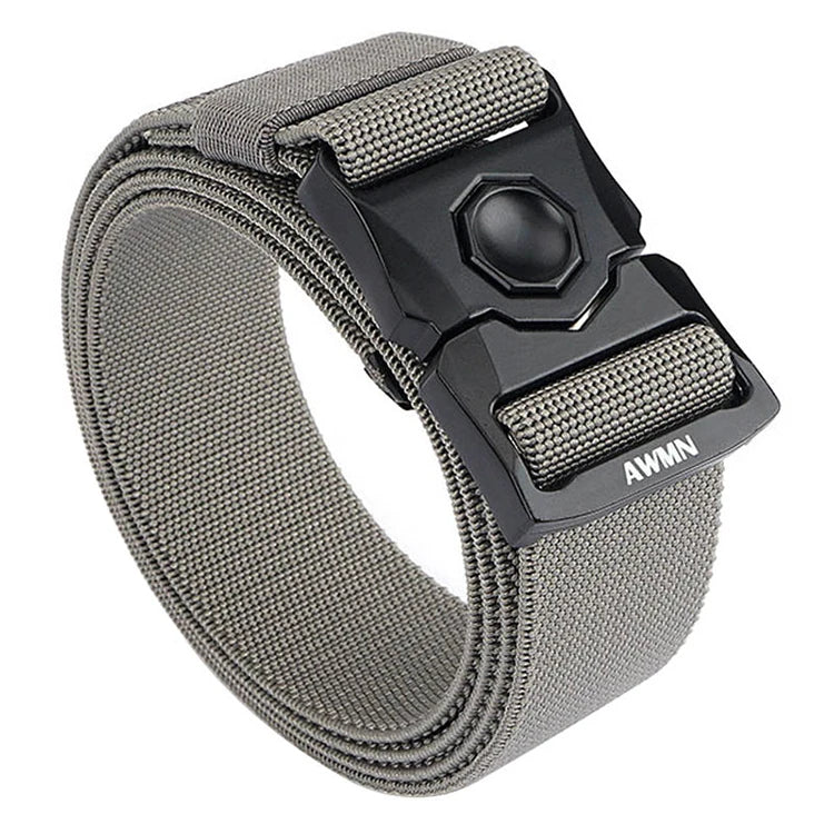 VATLY Taktischer Stretch-Gürtel Herren Nylon mit Zink-Schnellverschluss