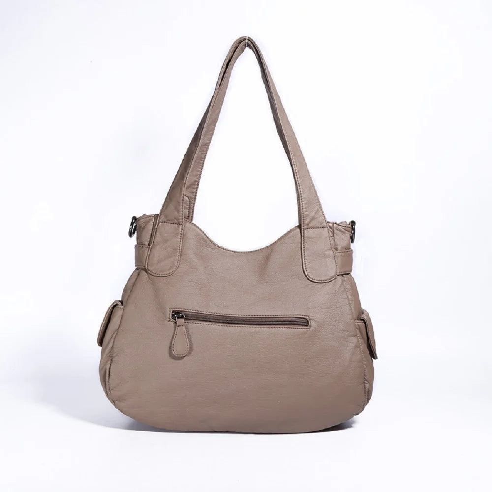 Damen-Handtasche Multifunktionale PU-Tasche Großes Fassungsvermögen Alltagsbegleiter