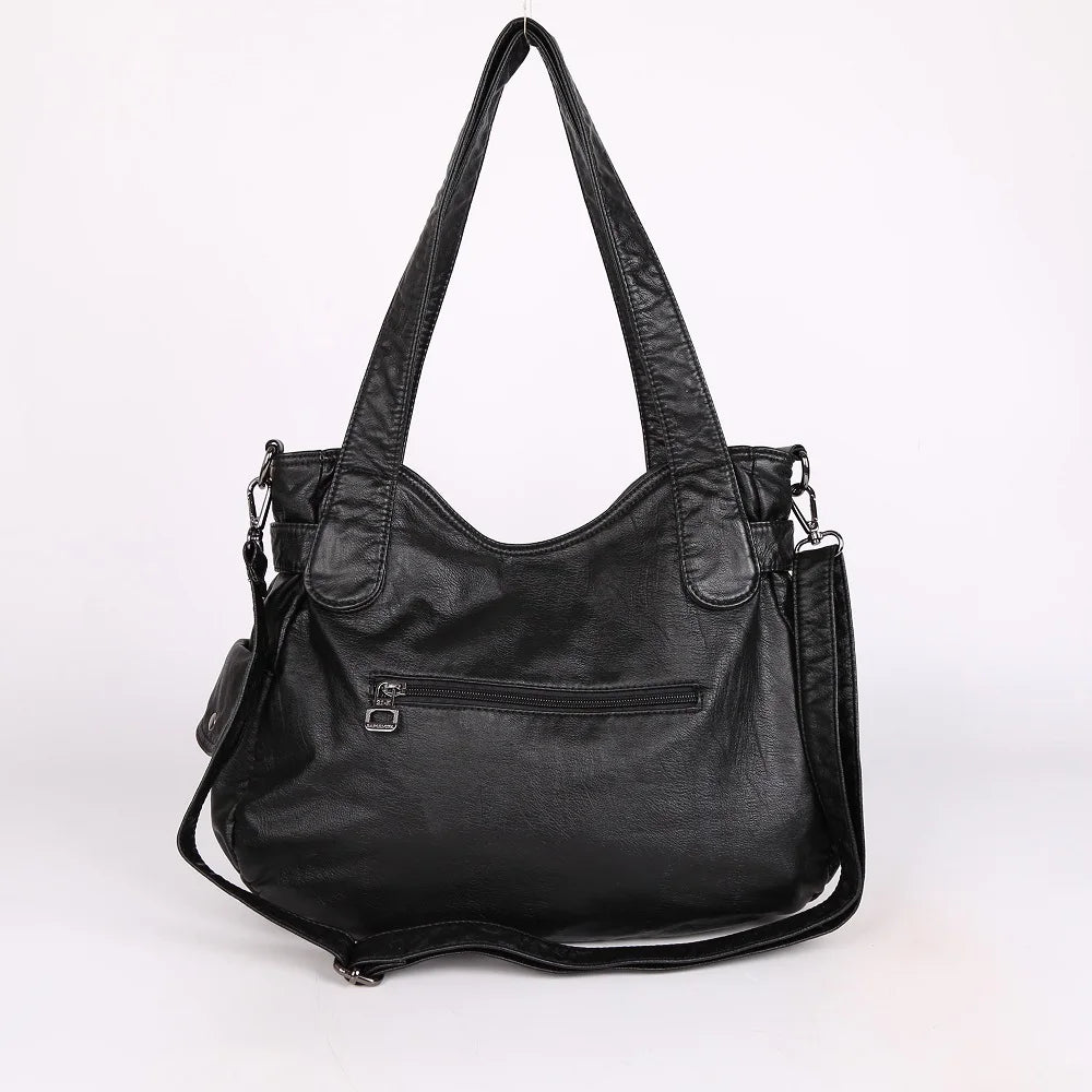 Damen-Handtasche Multifunktionale PU-Tasche Großes Fassungsvermögen Alltagsbegleiter