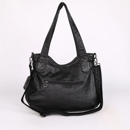 Damen-Handtasche Multifunktionale PU-Tasche Großes Fassungsvermögen Alltagsbegleiter