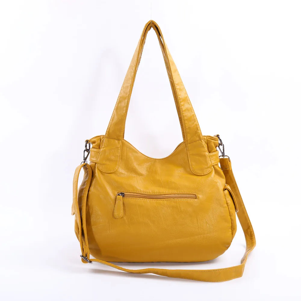 Damen-Handtasche Multifunktionale PU-Tasche Großes Fassungsvermögen Alltagsbegleiter