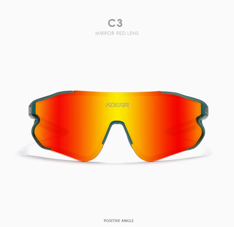 Sonnenbrille Sport TR90 polarisiert kratzfest 1,1mm Linse Herren