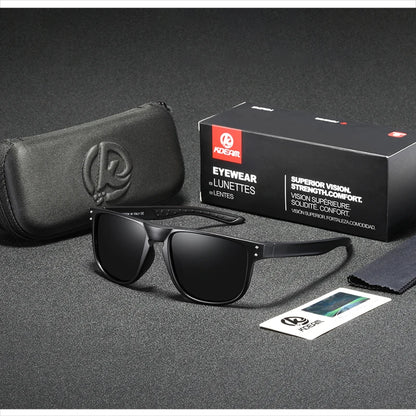 Sonnenbrille Kristallrahmen HD polarisiert Spiegel glasklar Unisex