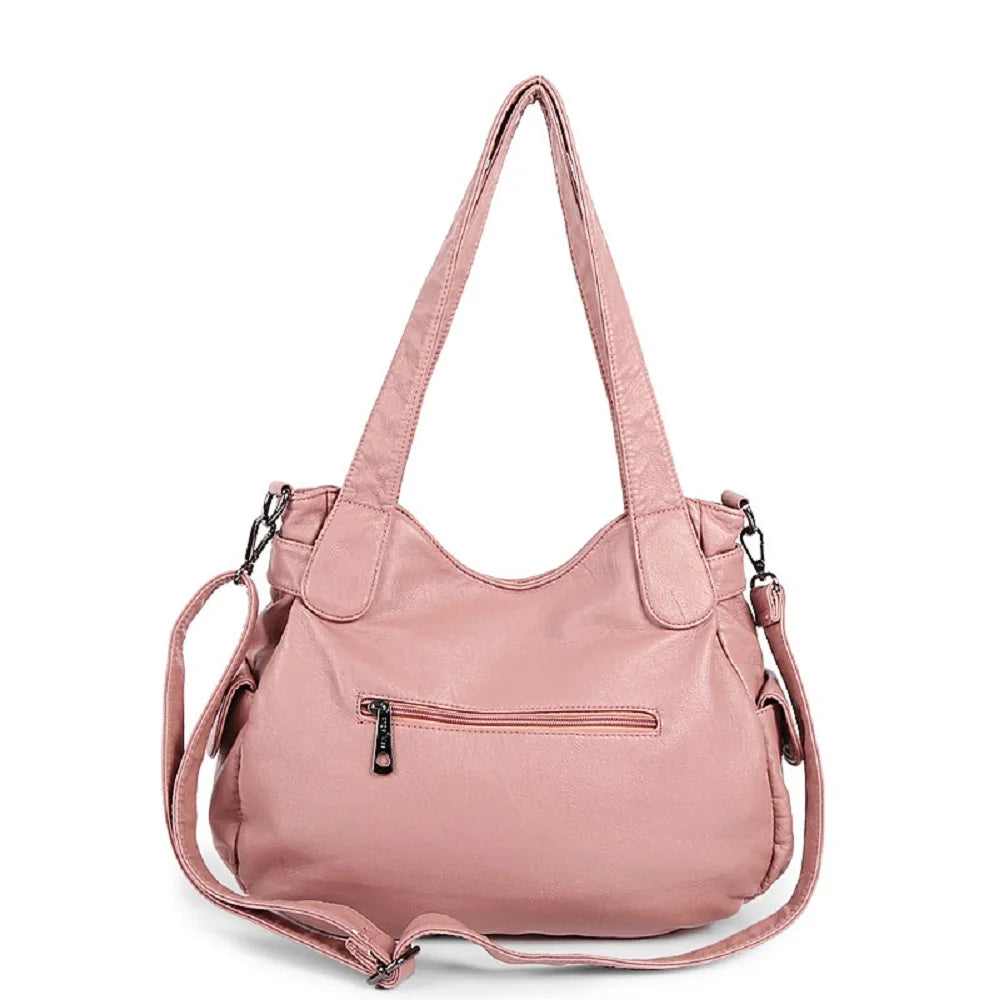 Damen-Handtasche Multifunktionale PU-Tasche Großes Fassungsvermögen Alltagsbegleiter