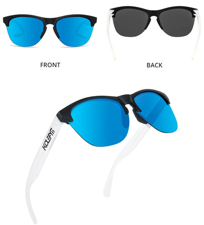 Sonnenbrille Lifestyle Fahren TR90 halbrandlos ultraleicht polarisiert Unisex
