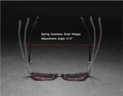 Sonnenbrille quadratisch polarisiert TR90 Federgelenk Unisex