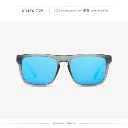 Sonnenbrille quadratisch polarisiert transparent 30 Farben Spiegel Herren