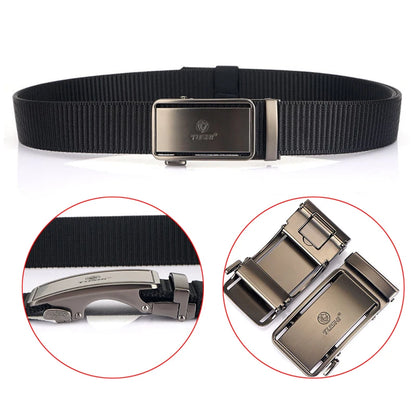 VATLY Tactical Nylon-Gürtel 3,4 cm 1200D mit Automatik-Schnalle Outdoor