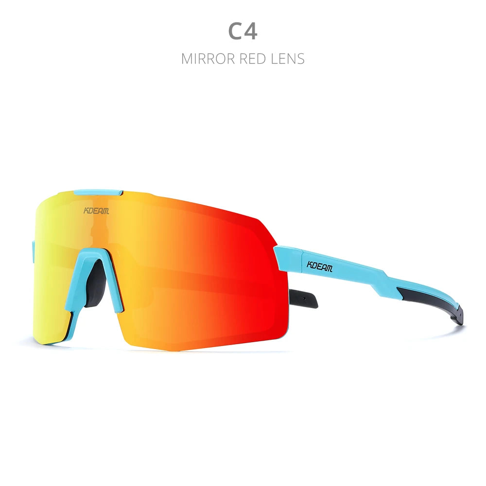 Sonnenbrille Sport TR90 polarisiert UV400 Laufen Angeln Outdoor Herren