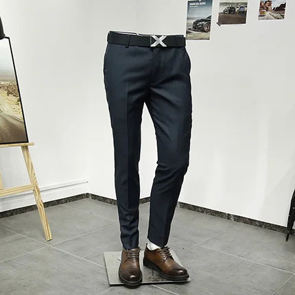Herren-Slim-Fit-Anzugjacke im Schwalbenschwanz-Design – warm und modisch für Business und Hochzeit