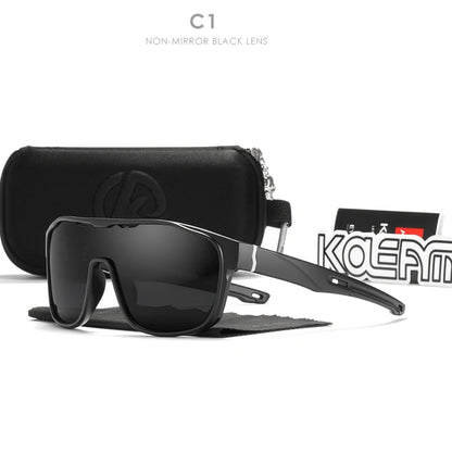 Sonnenbrille Einteiler polarisiert Spiegel winddicht Cat.3 Sport Herren