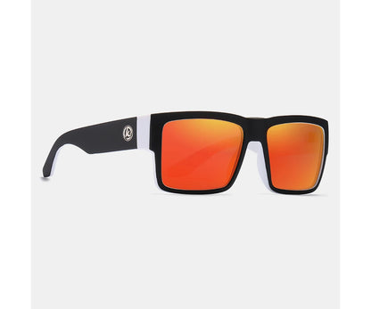 Sonnenbrille quadratisch polarisiert UV400 Punk-Stil elastisch Herren