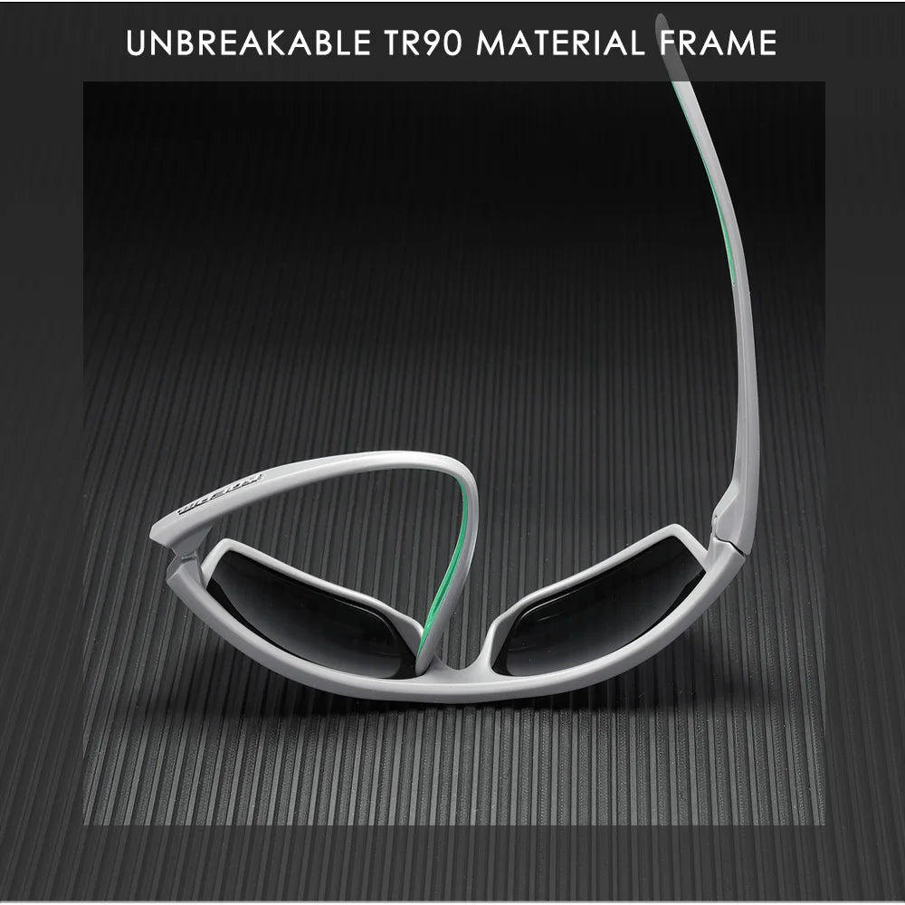 Sonnenbrille quadratisch polarisiert 65mm Outdoor Angeln Sport Herren