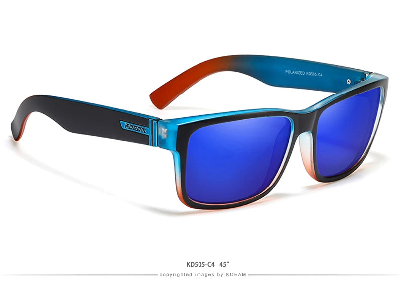 Sonnenbrille Sport polarisiert photochrom Fahren auffällige Farben Hartbox