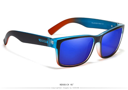 Sonnenbrille Sport polarisiert photochrom Fahren auffällige Farben Hartbox