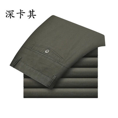 Herren Smart Casual Hose aus leichtem Twill mit geradem Schnitt