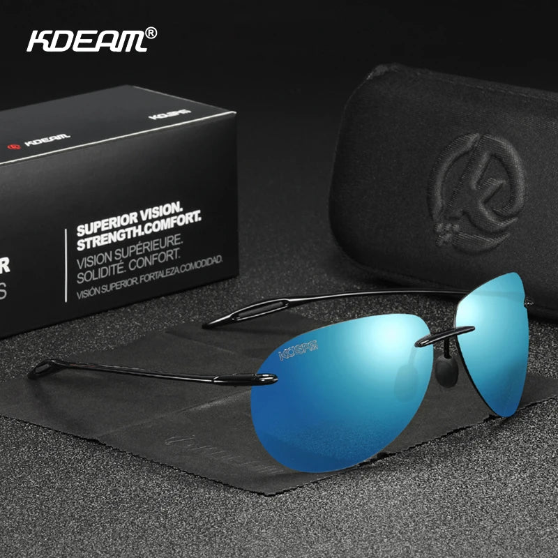 Sonnenbrille Pilot TR90 polarisiert UV400 ultraleicht Luxus Herren
