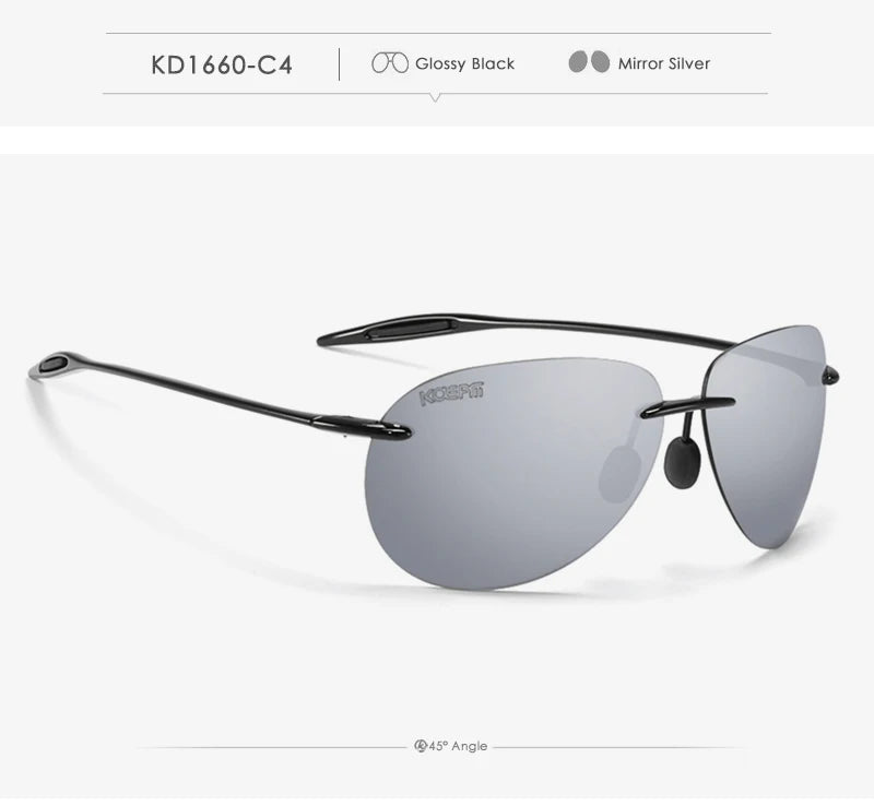 Sonnenbrille Pilot TR90 polarisiert UV400 ultraleicht Luxus Herren