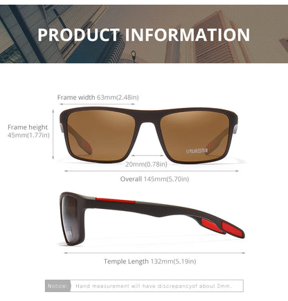 Sonnenbrille übergroß rechteckig polarisiert photochrom 154mm Sport