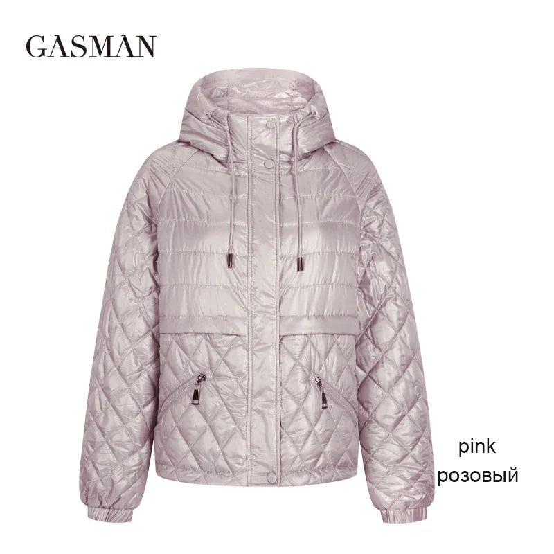 Mittellanger Damenmantel mit wendbarem Design und Kapuze – modische Frühlingsjacke mit Persönlichkeit