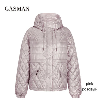 Mittellanger Damenmantel mit wendbarem Design und Kapuze – modische Frühlingsjacke mit Persönlichkeit