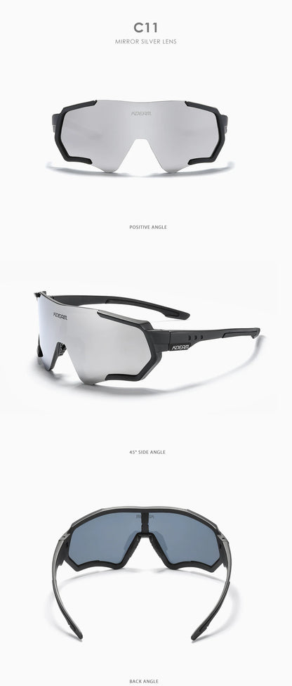 Sonnenbrille Sport TR90 polarisiert Flash-Beschichtung Outdoor Herren