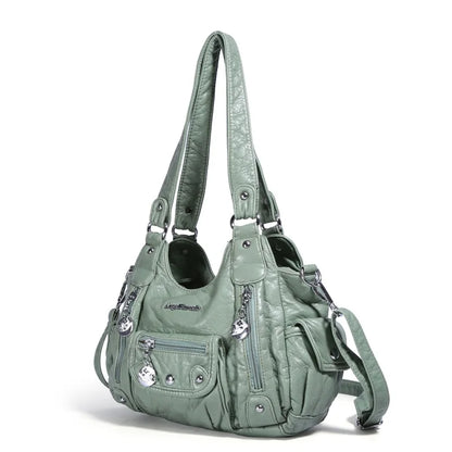 Damen-Handtasche Aus PU-Leder Mit Leopardenmuster Und Top-Handle-Design Für Alltag